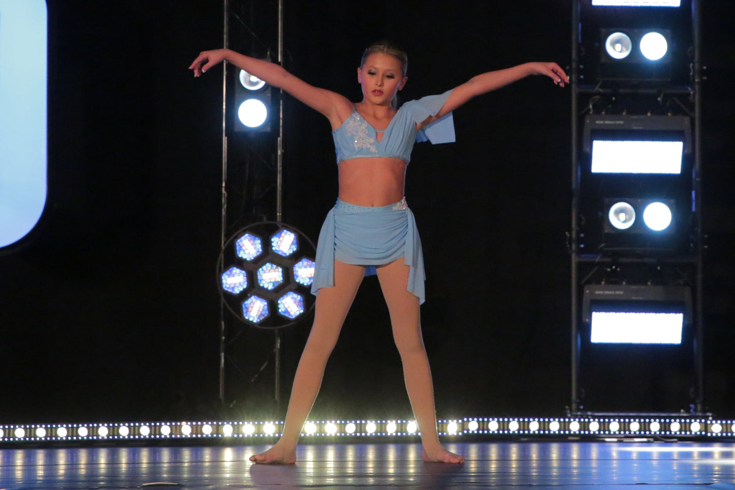 Ocean Eyes Dance Costume – Girls Lyrical or Contemporary Solo Costume, Womens Competition Dancewear, Custom Teen Stage Performance Outfit