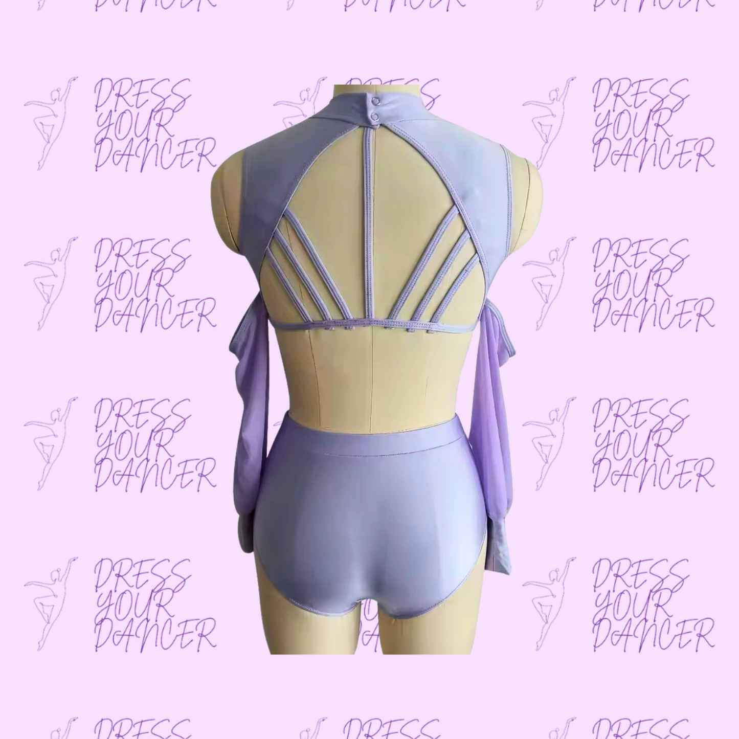 Hallelujah Dance Costume – Girls Lyrical Contemporary Solo Costume, Catalog Costume, Flowing Stage Performance Outfit, Competition Costume