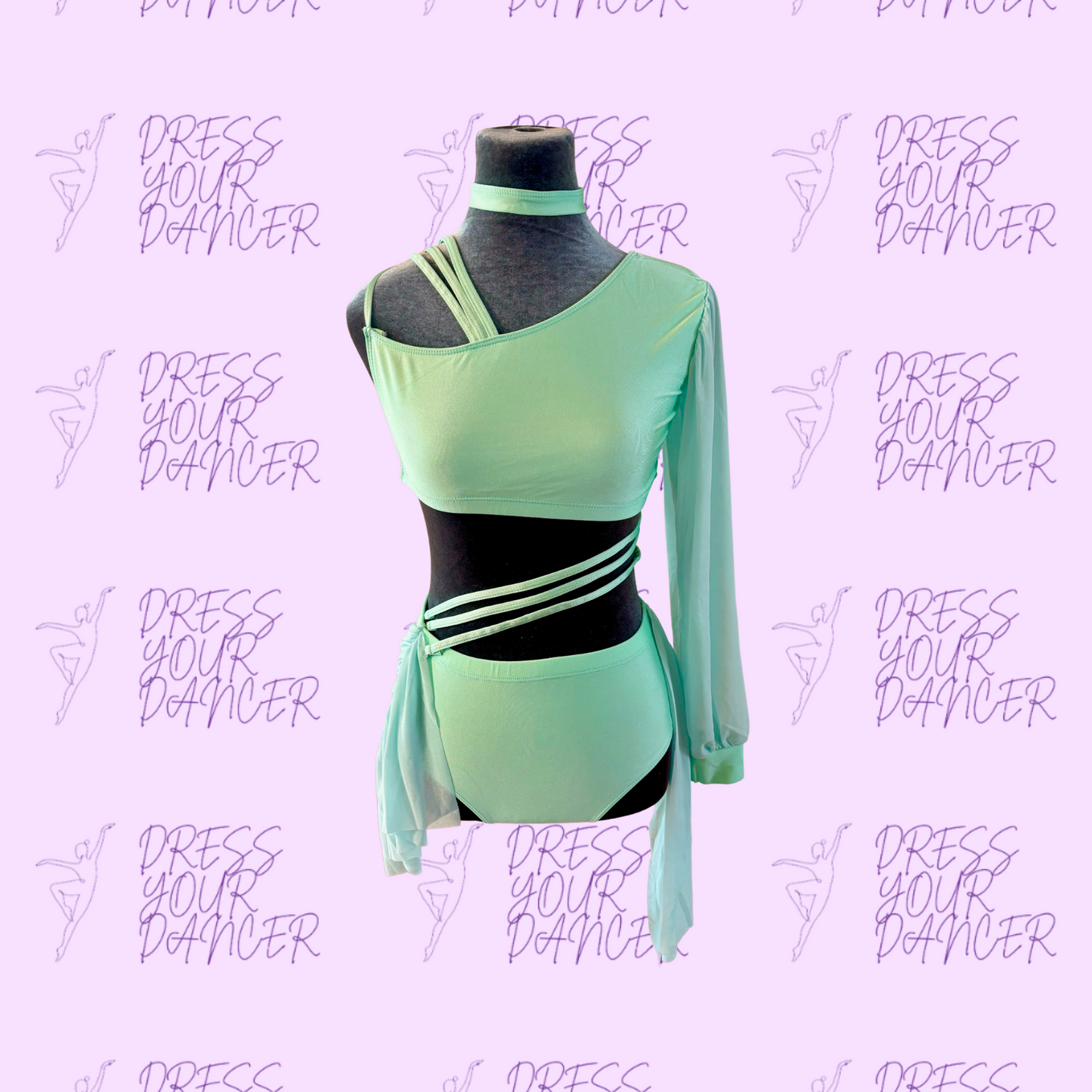 Fight Song Dance Costume – Girls Contemporary or Lyrical Solo Costume, Womens Competition Dancewear, Custom Teen Stage Performance Outfit