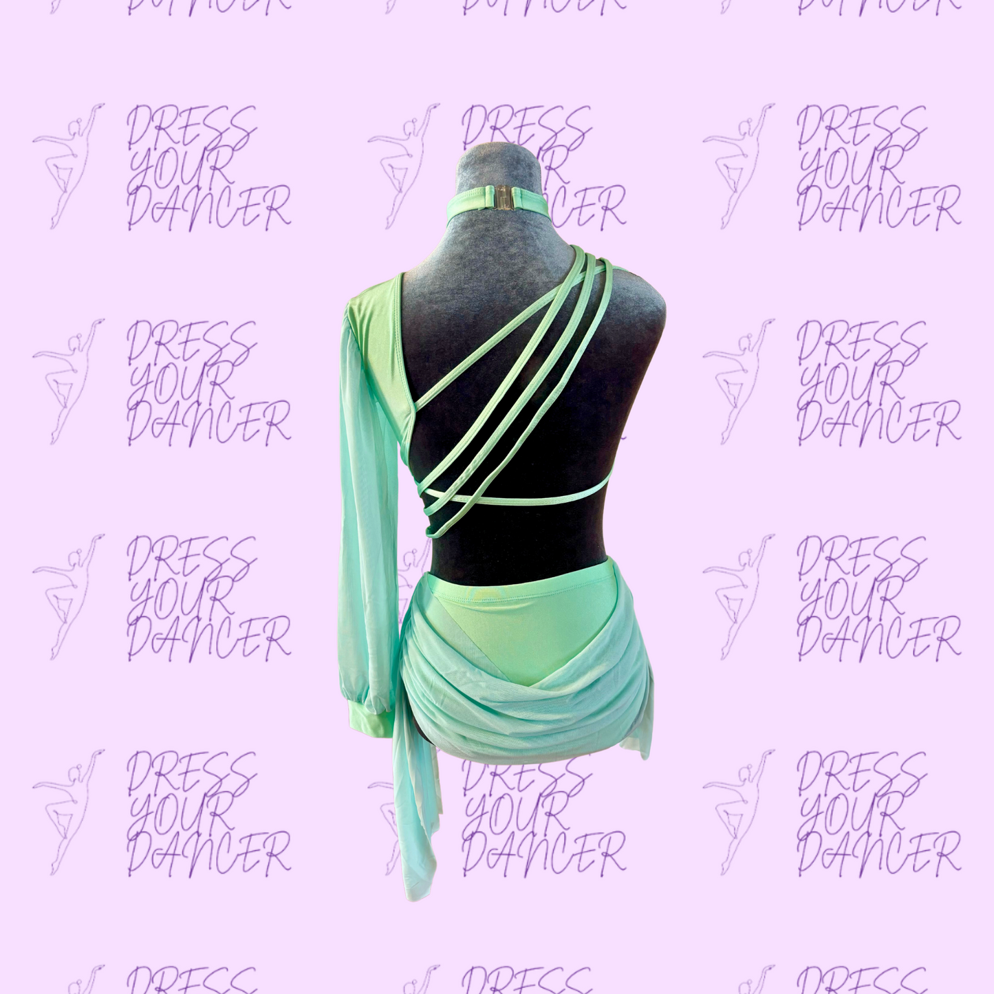 Fight Song Dance Costume – Girls Contemporary or Lyrical Solo Costume, Womens Competition Dancewear, Custom Teen Stage Performance Outfit