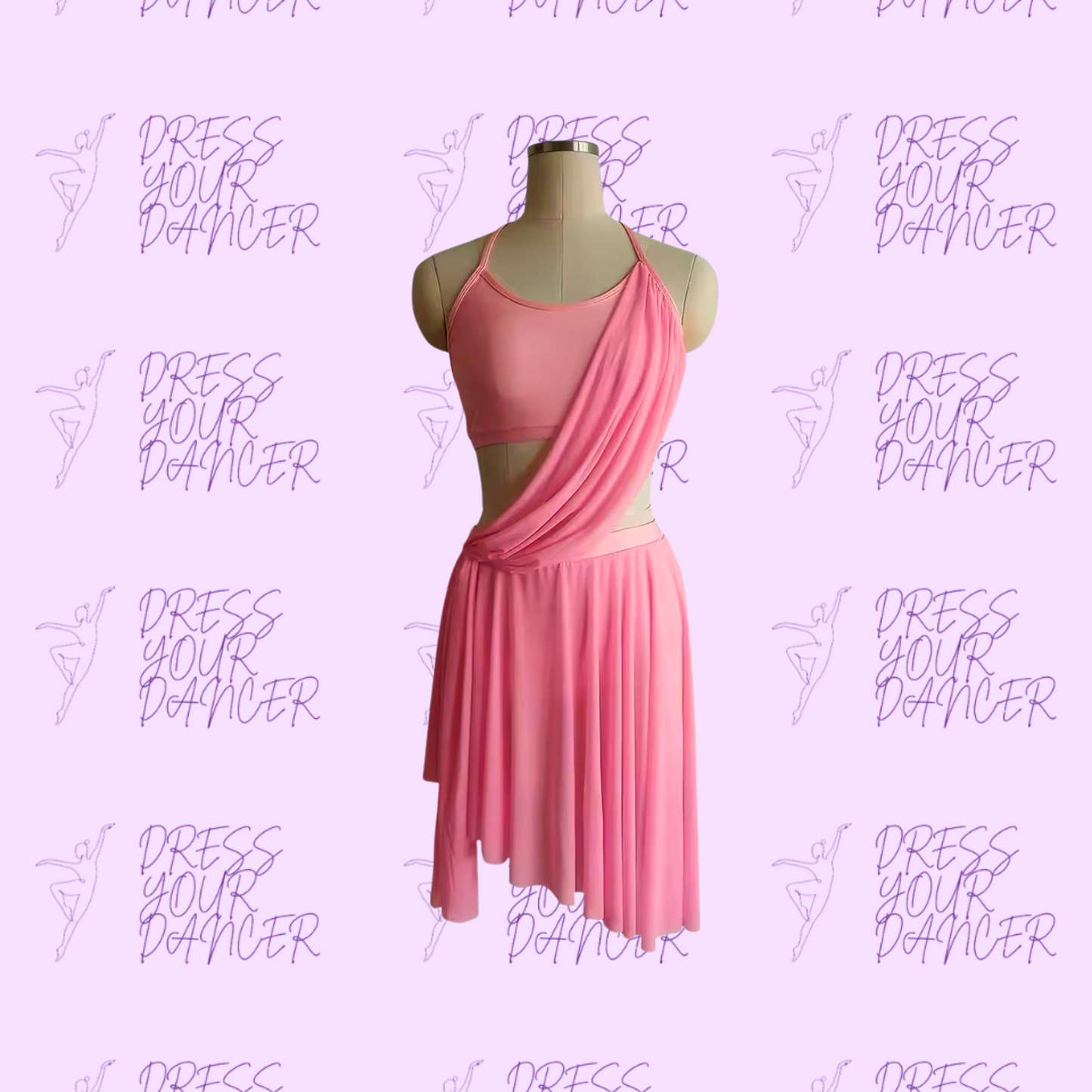 River Flows in You Dance Costume – Girls Lyrical Contemporary Solo Costume Flowing Women Competition Catalog Teen Stage Performance Outfit