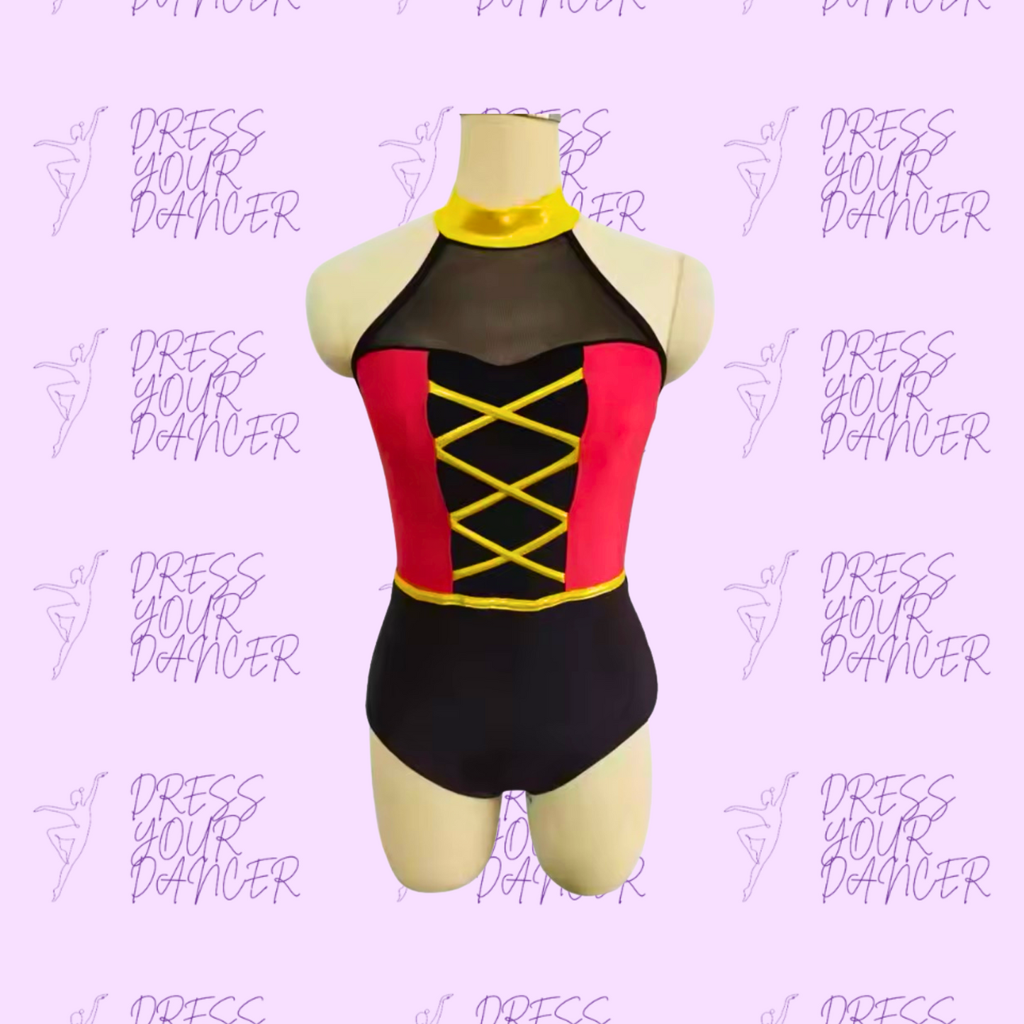 Circus Dance Costume – Girls Jazz or Musical Theatre Solo Costume, Big Top-Inspired Competition Dancewear, Catalog Stage Performance Outfit