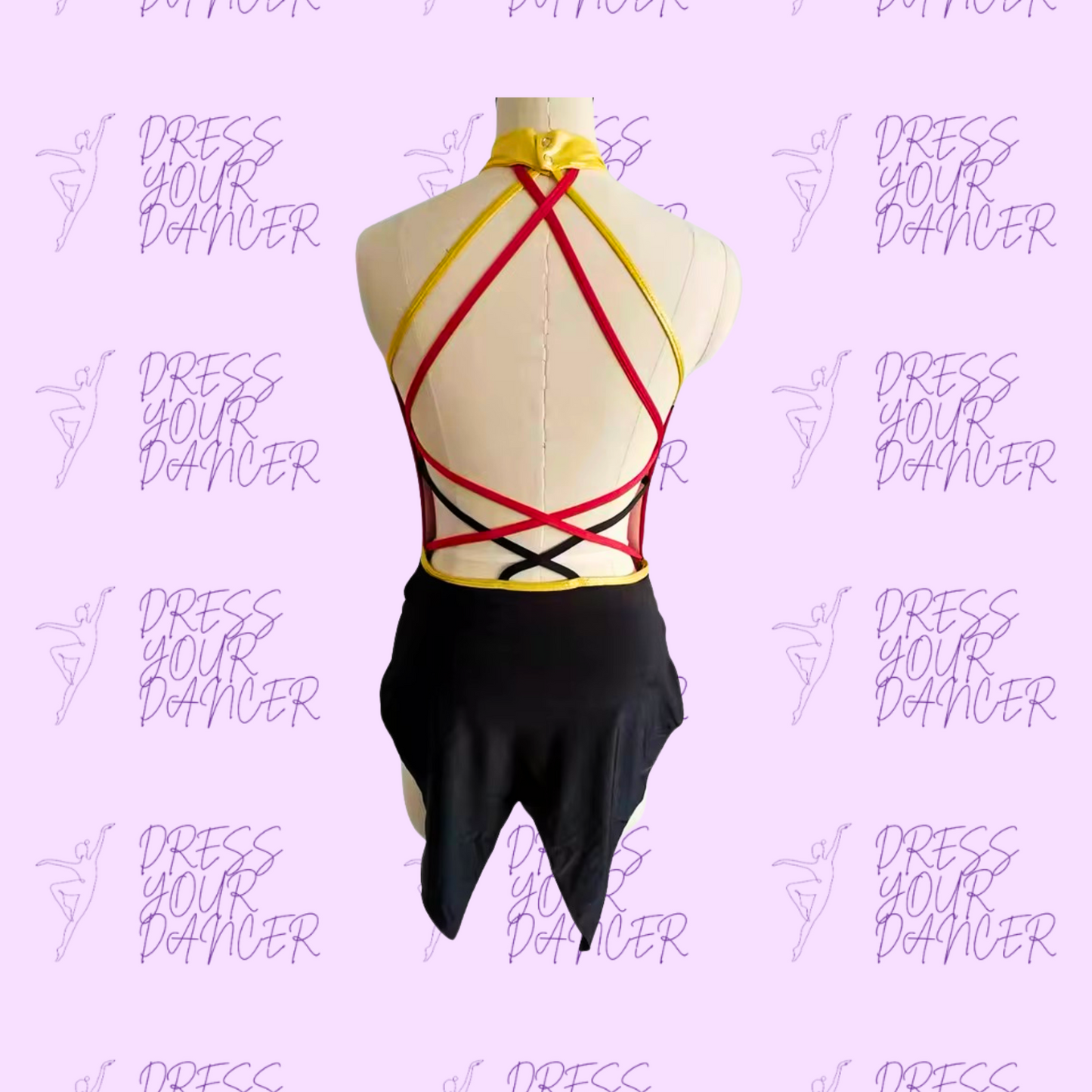 Circus Dance Costume – Girls Jazz or Musical Theatre Solo Costume, Big Top-Inspired Competition Dancewear, Catalog Stage Performance Outfit