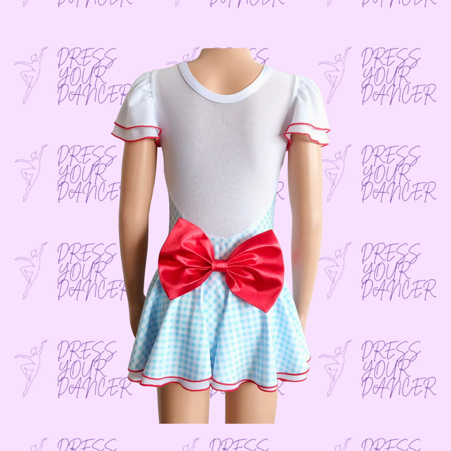 Dorothy Dance Costume – Girls Character Musical Theatre Costume, Wizard of Oz-Inspired Competition Dancewear Custom Stage Performance Outfit