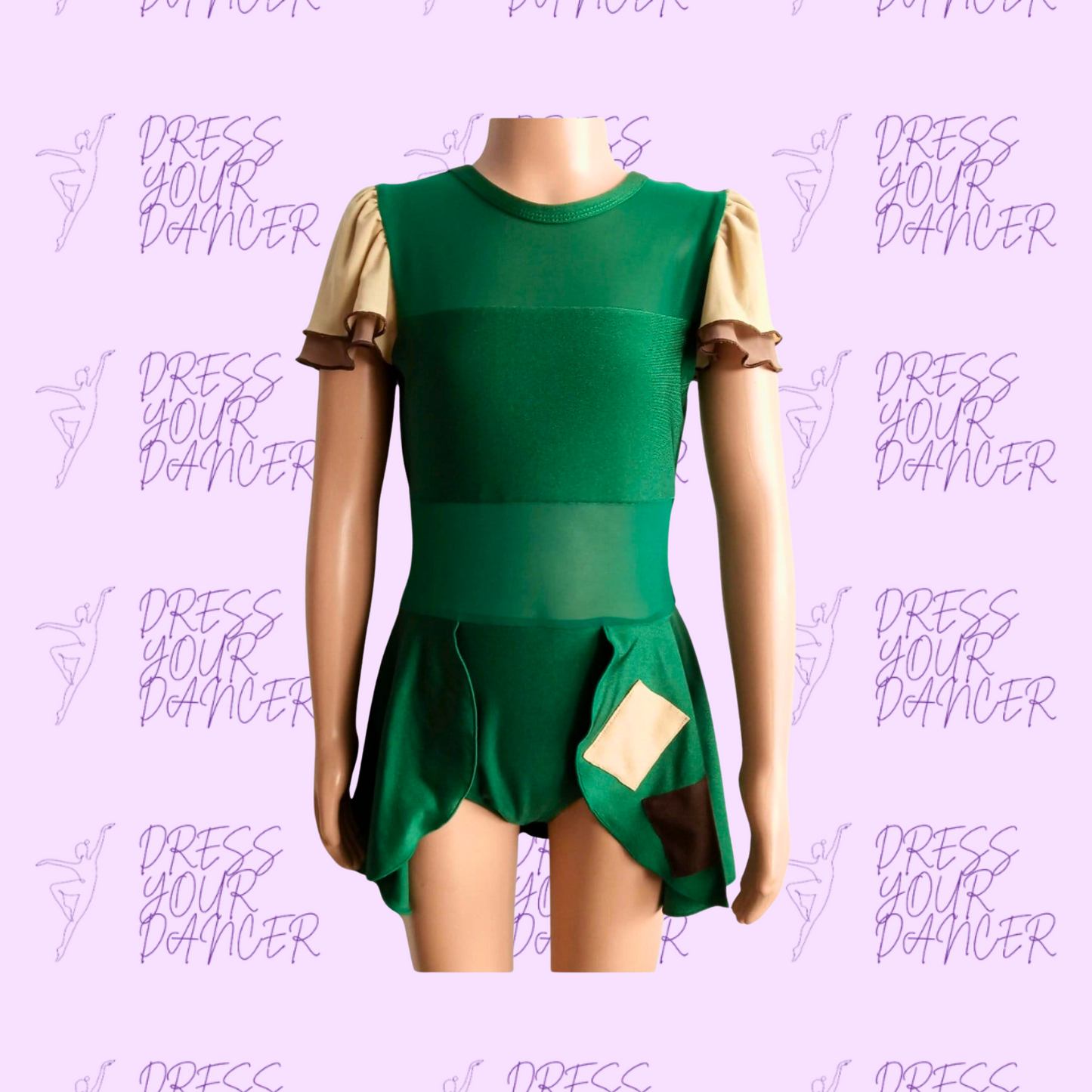 Scarecrow Dance Costume – Girls Character or Musical Theatre Wizard of Oz Costume, Competition Dancewear, Custom Stage Performance Outfit
