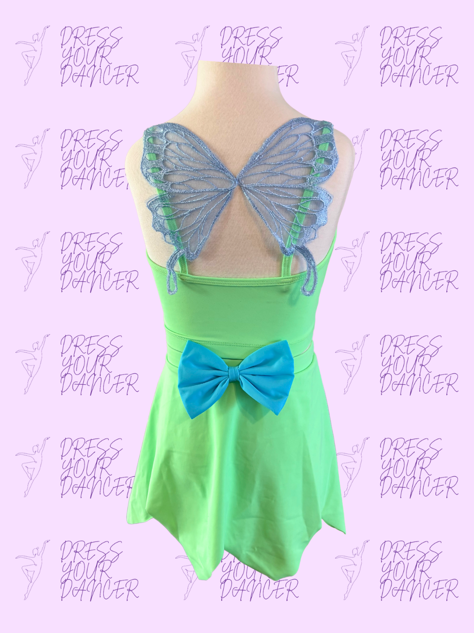 Pixie Dust Dance Costume – Girls Character Musical Theatre Solo Costume Tinker Bell-Inspired Competition Dancewear Custom Performance Outfit