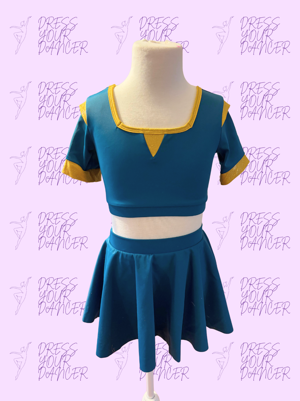Touch the Sky Dance Costume – Girls Character or Musical Theatre Solo Costume Brave-Inspired Competition Dancewear Custom Performance Outfit