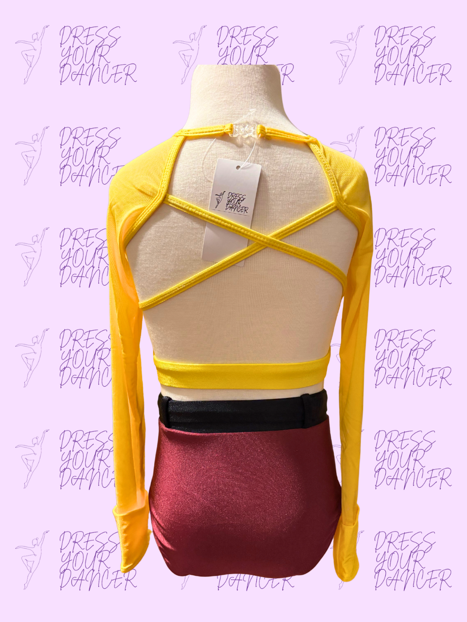 Bashful the Dwarf Dance Costume – Girl Character Musical Theatre Costume Snow White-Inspired Competition Dancewear Custom Performance Outfit