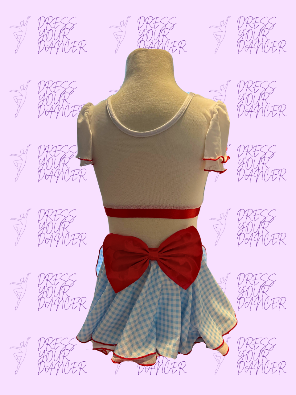 Over The Rainbow Dance Costume – Girl Character Musical Theatre Solo Costume Wizard of Oz-Inspired Competition Dancewear Custom Stage Outfit