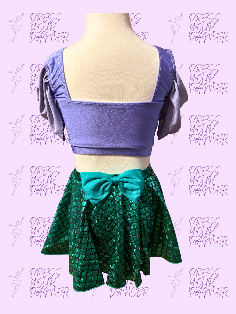 Part of Your World Dance Costume – Girls Character or Musical Theatre Solo Costume, Mermaid Competition Dancewear, Custom Stage Outfit