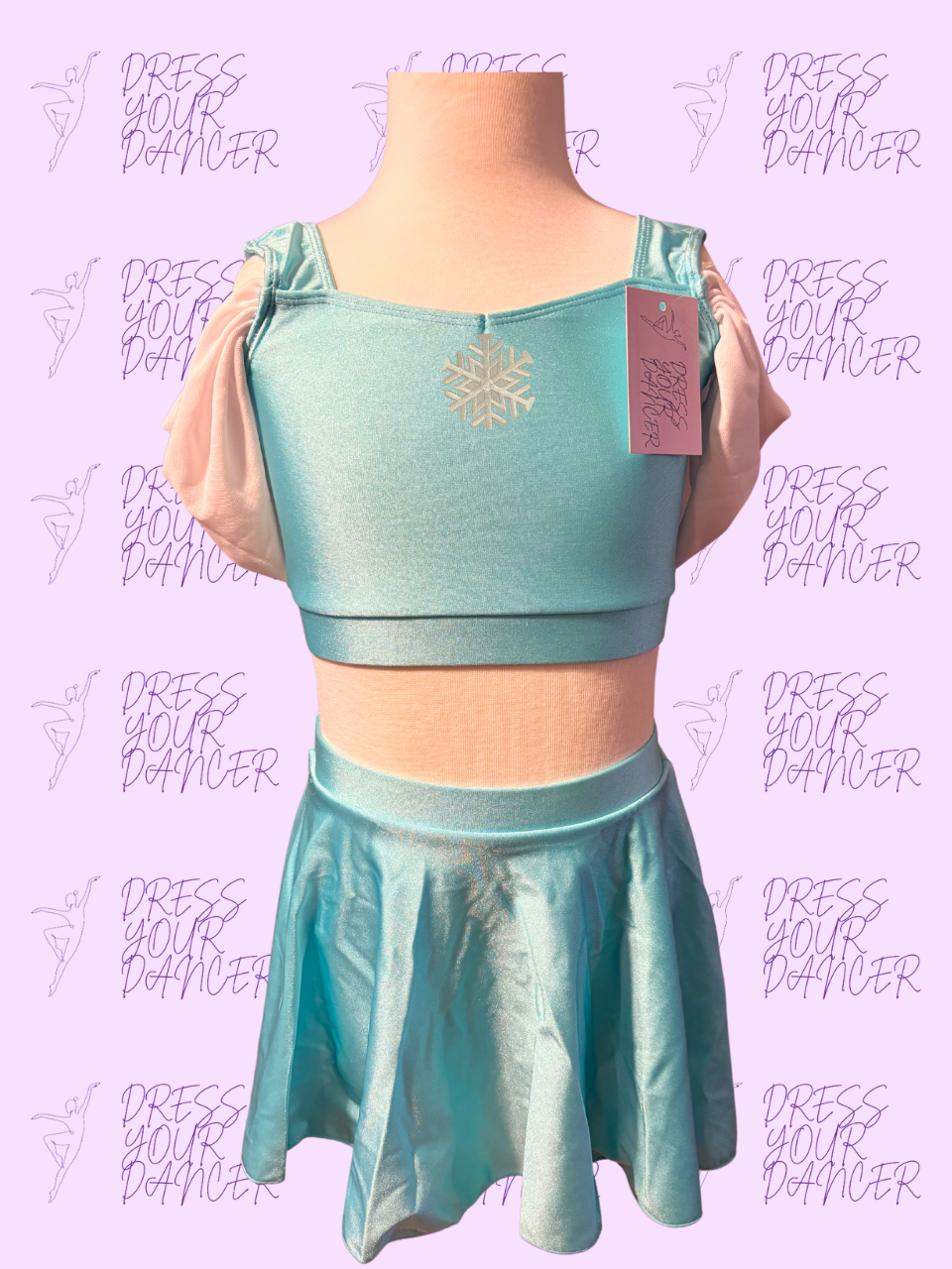 Do You Want to Build a Snowman Dance Costume– Girl Musical Theatre Character Costume Elsa-Inspired Competition Dancewear Custom Stage Outfit