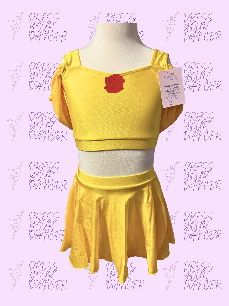 Beauty and the Beast Dance Costume – Girls Character Musical Theatre Costume Princess Competition Dancewear Custom Stage Performance Outfit