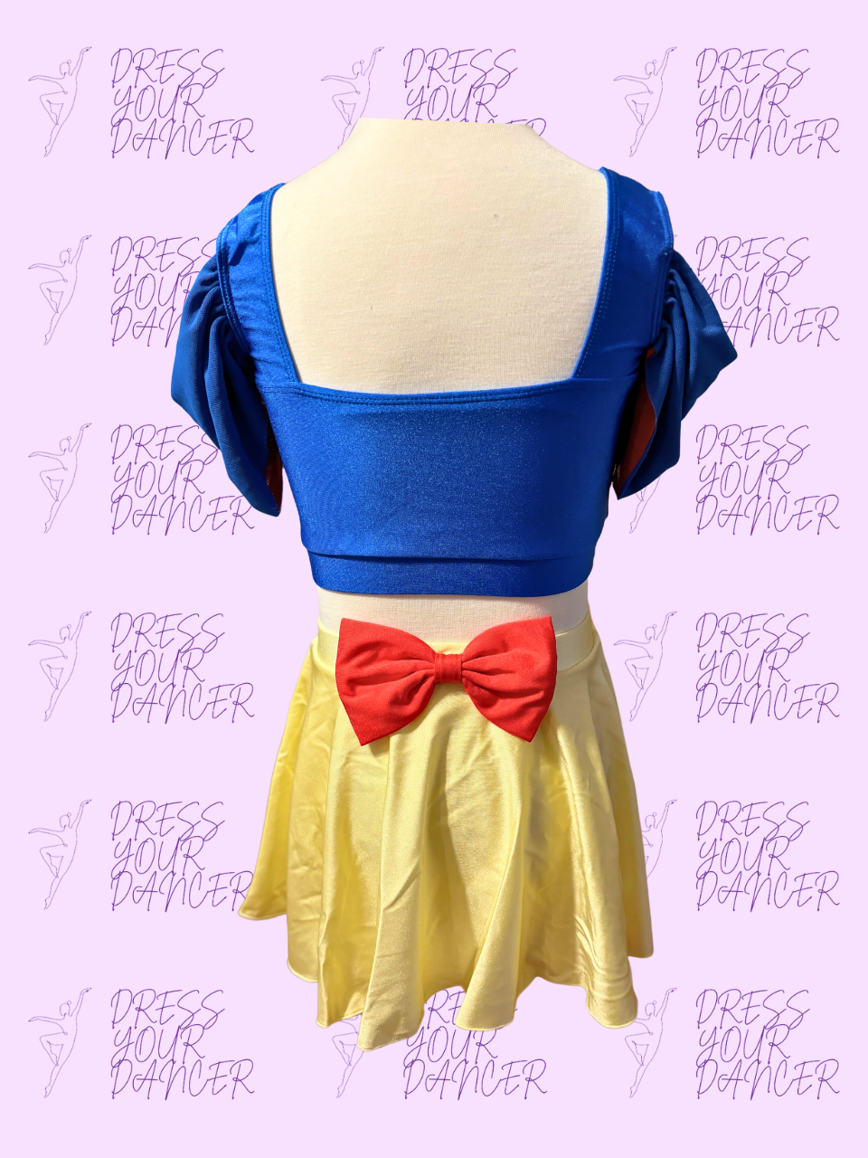 Snow White Dance Costume – Girls Character or Musical Theatre Solo Costume, Princess Competition Dancewear, Custom Stage Performance Outfit