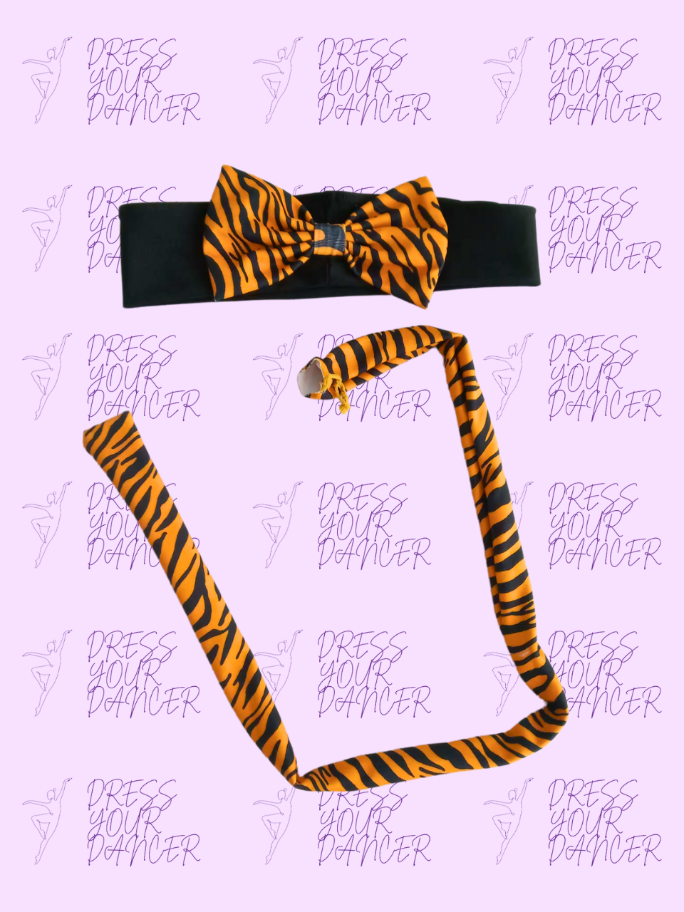 Eye of the Tiger Dance Costume – Girls Jazz or Contemporary Solo Costume, Safari Animal Inspired Competition Dancewear, Custom Stage Outfit
