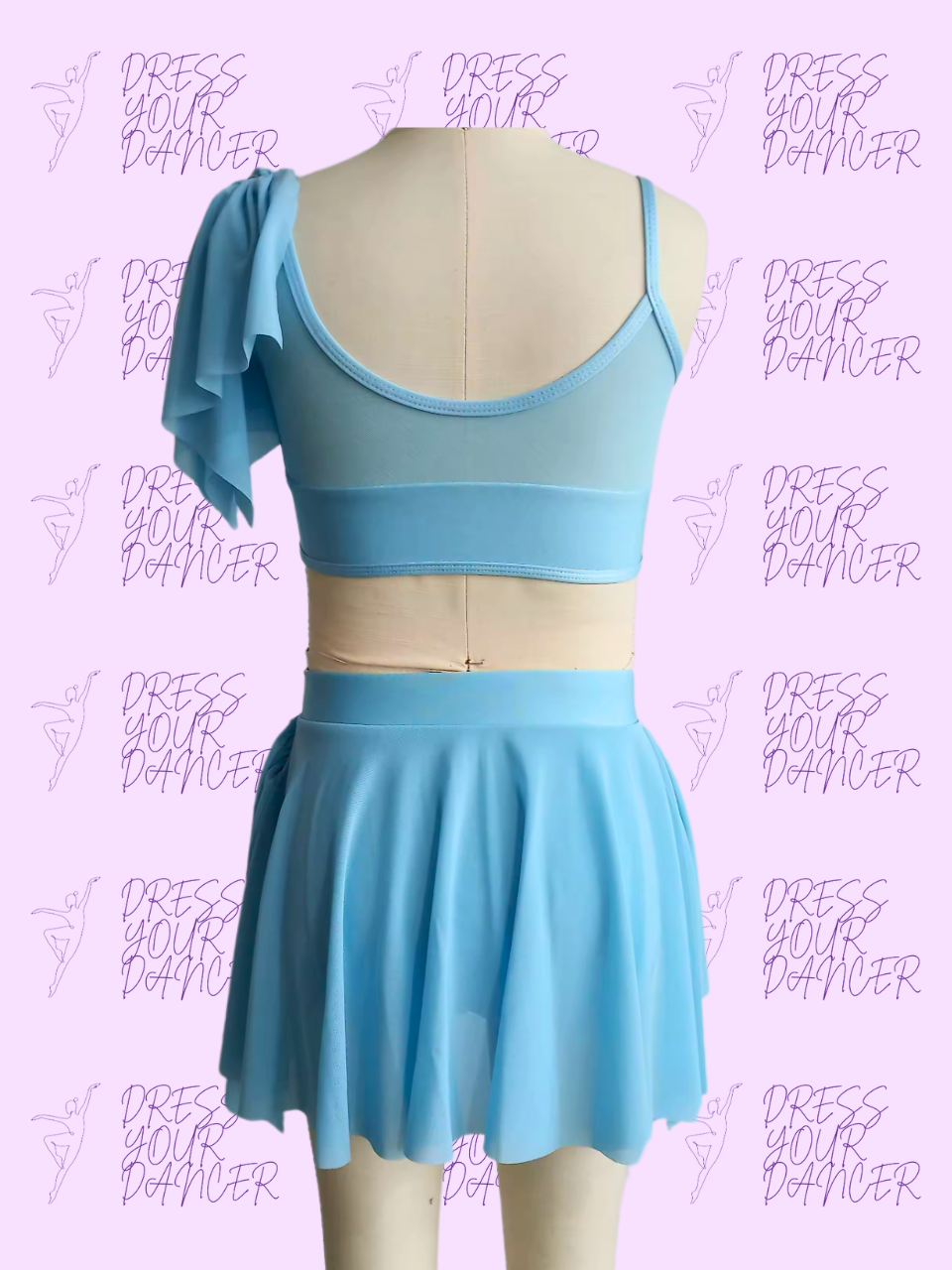 Ocean Eyes Dance Costume – Girls Lyrical or Contemporary Solo Costume, Womens Competition Dancewear, Custom Teen Stage Performance Outfit