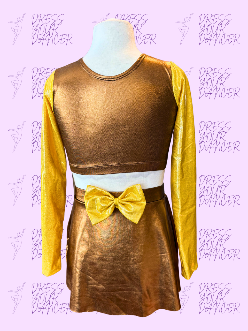 Be Our Guest Dance Costume – Cogsworth-Inspired Girls Character or Musical Theatre Solo Costume, Beauty and the Beast Competition Dancewear