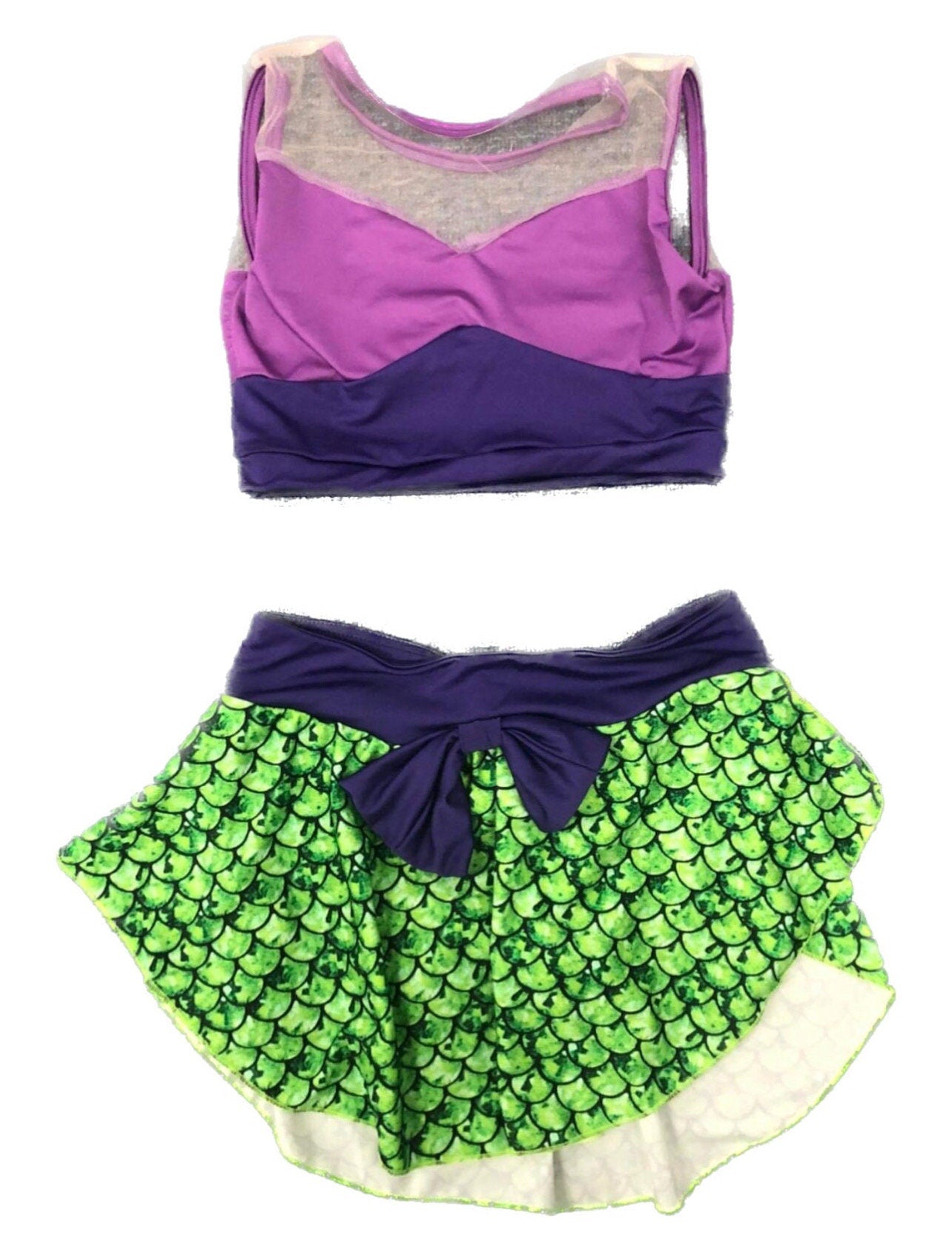 Mermaid Princess Dance Costume – Girls Character Musical Theatre Solo Costume Mermaid Competition Dancewear Custom Stage Performance Outfit