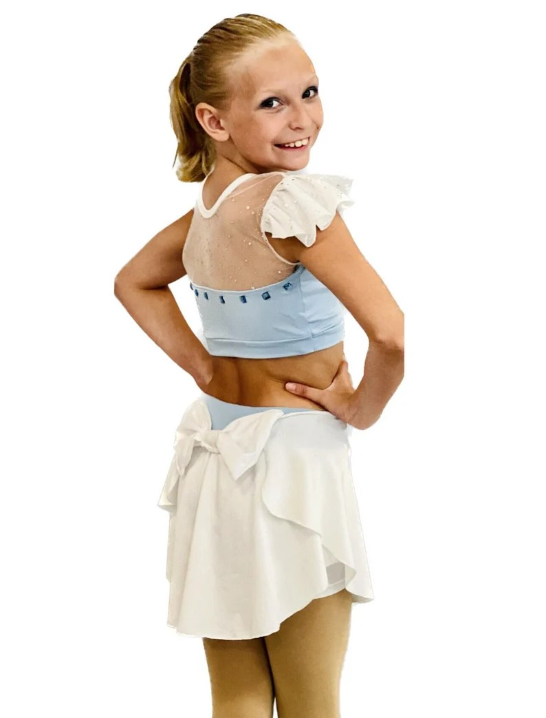 In Stock - Child Size 8-9 Cinderella Dance Costume – Girls Lyrical or Musical Theatre Solo Costume, Princess Competition Dancewear