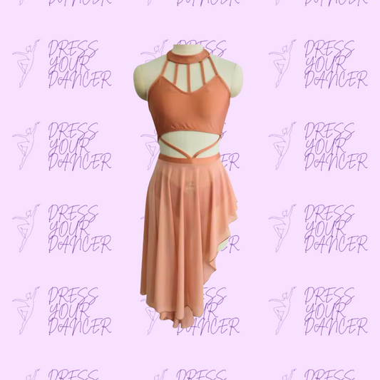 Confident Dance Costume – Girls Jazz or Contemporary Solo Costume, Womens Competition Dancewear, Catalog Teen Stage Performance Outfit