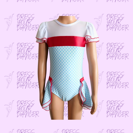 Dorothy Dance Costume – Girls Character Musical Theatre Costume, Wizard of Oz-Inspired Competition Dancewear Custom Stage Performance Outfit