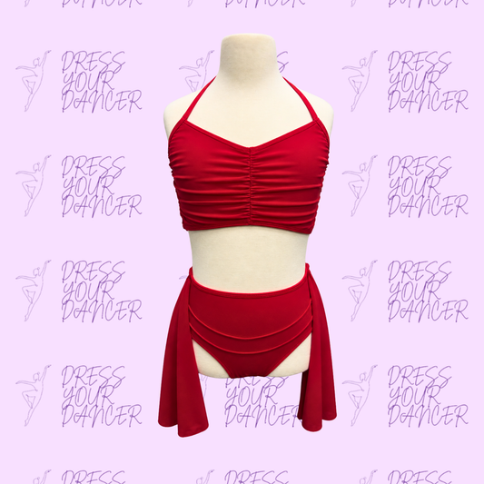 In Stock - Red Adult Medium Shining Star Dance Costume – Girls Jazz Lyrical Solo Costume Womens Contemporary Competition Dancewear Catalog