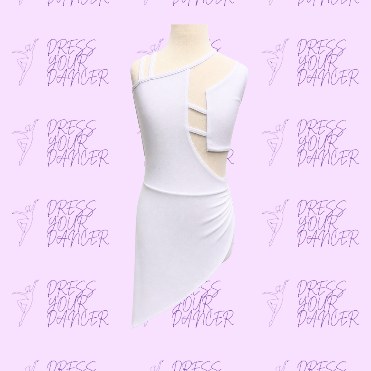 Dance Costume - In Stock White Child Large Smooth Criminal Performance Outfit for Lyrical & Contemporary