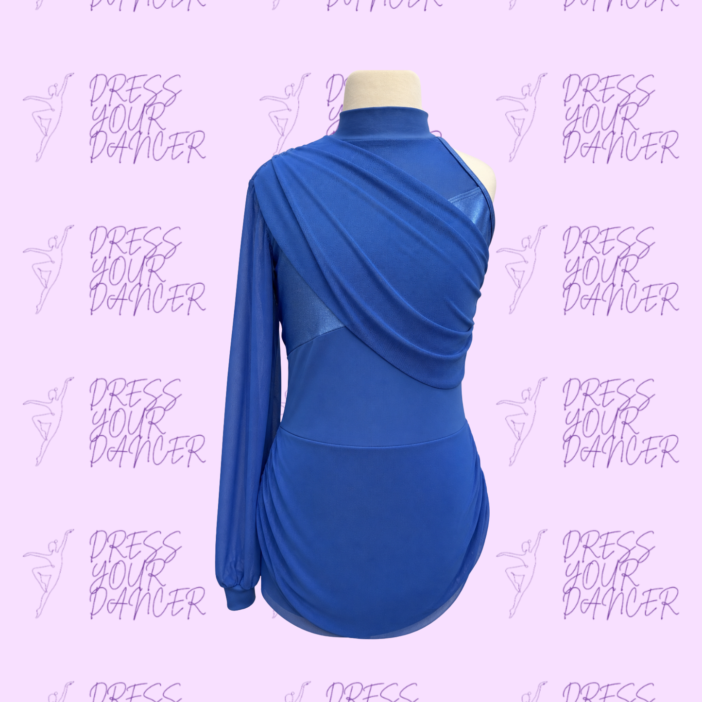 In Stock - Blue 64 AXXL The Climb Dance Costume Lyrical or Contemporary Solo Outfit Performance Attire