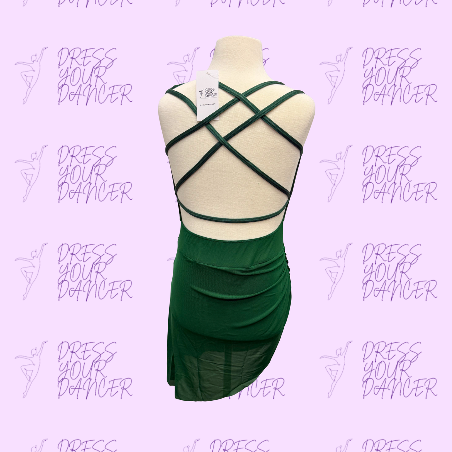 In Stock - Dark Green Adult Medium Smooth Criminal Dance Costume Contemporary or Lyrical One Piece Outfit