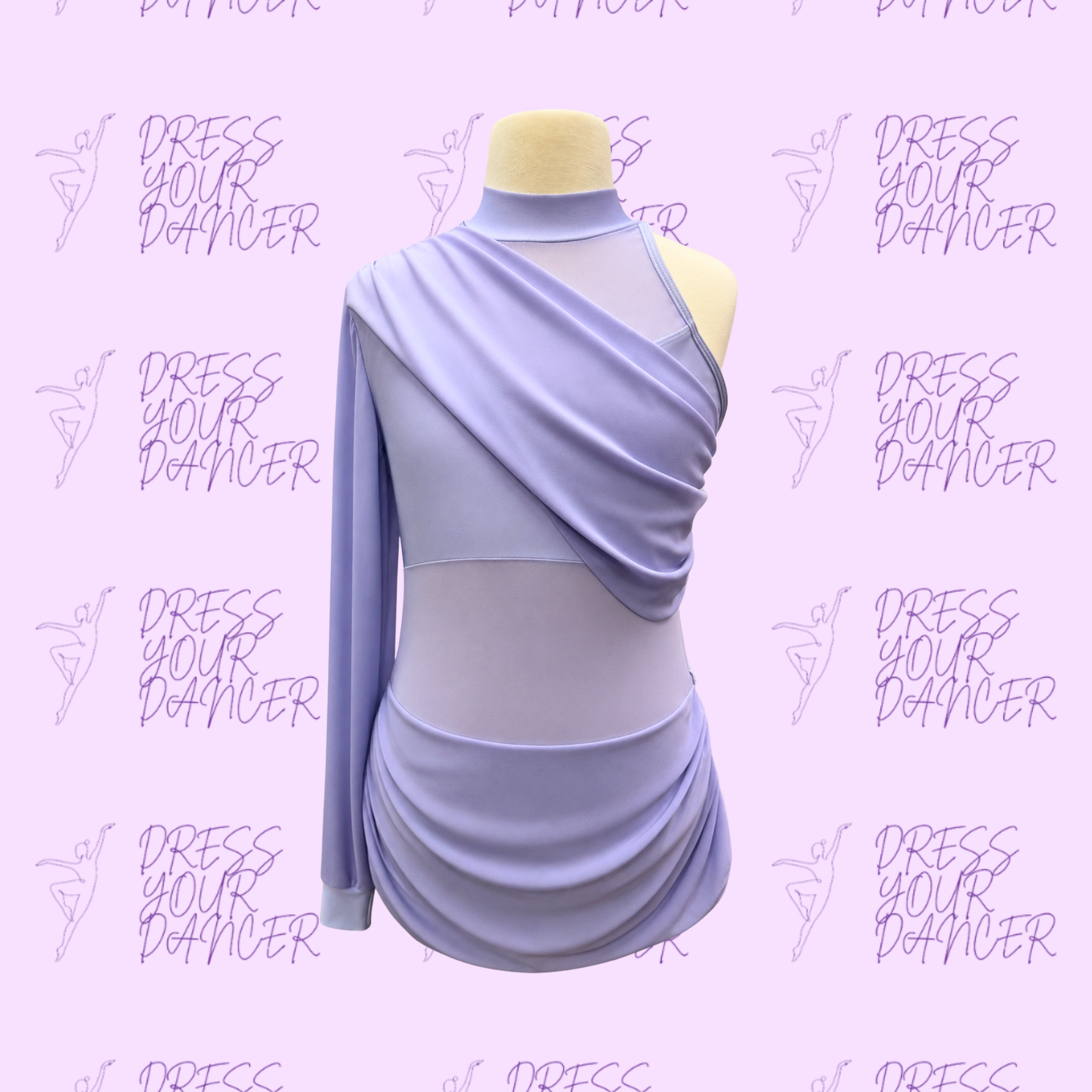 In Stock - Lavender AXXL The Climb Dance Costume One Piece Lyrical or Contemporary Outfit