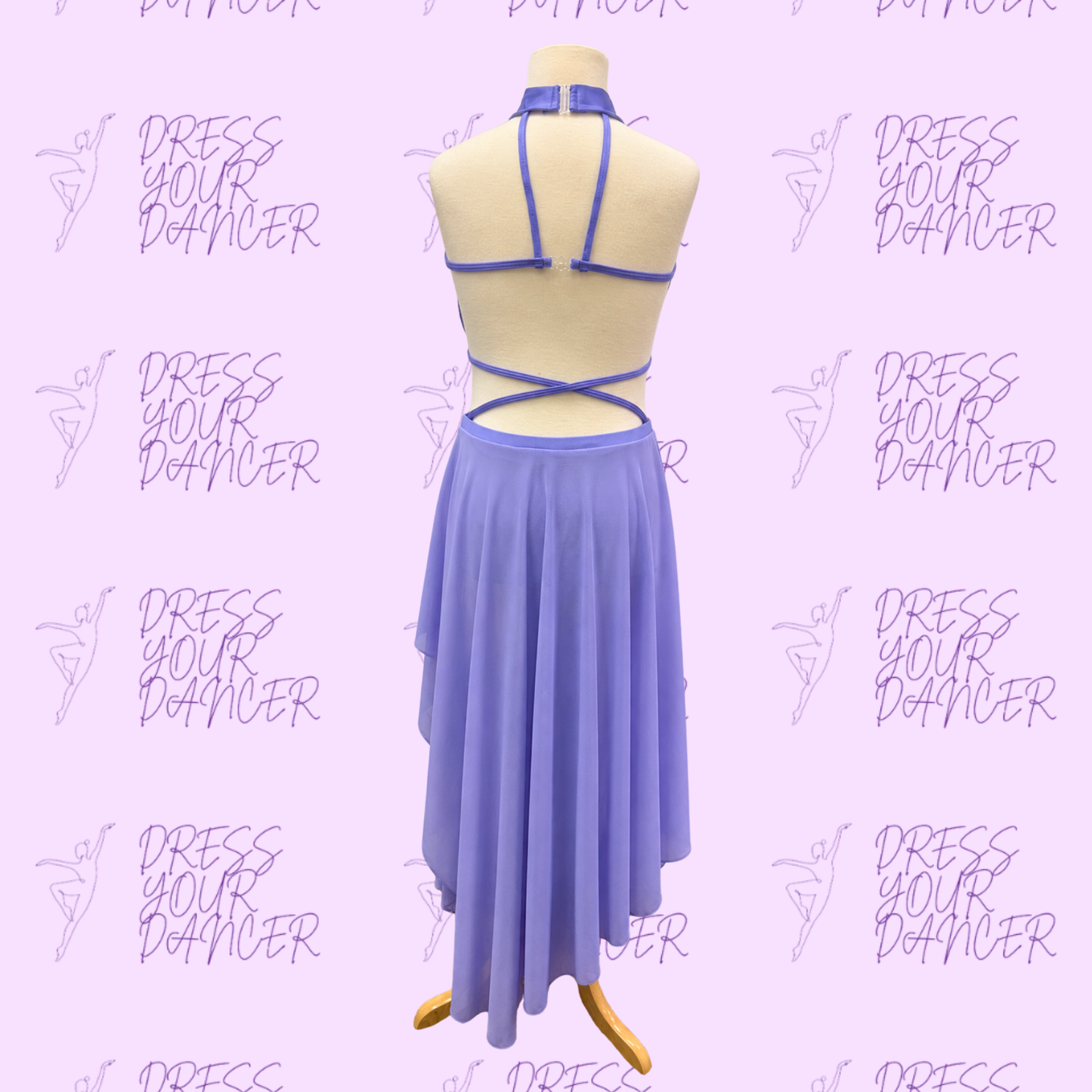 In Stock - Light Grape Adult Large Confident Dance Costume Two Piece Lyrical or Contemporary Outfit