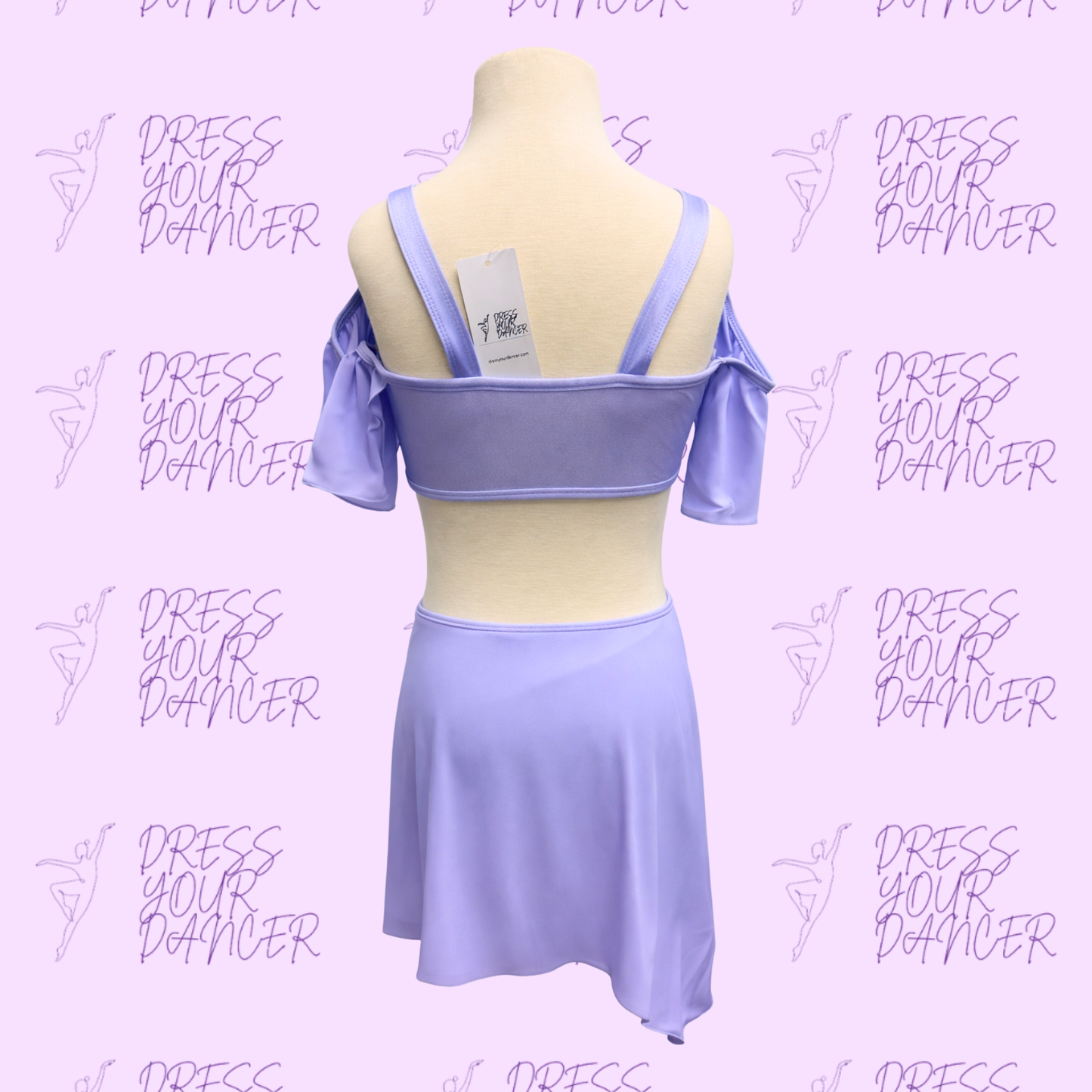 In Stock - Child Large Lavender Falling Like the Stars Dance Costume - One Piece Contemporary or Lyrical Dance Costume