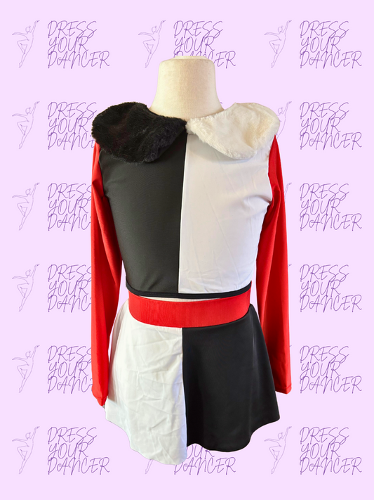 Descendants Dance Costume – Carlos-Inspired Girls Character Solo Costume, Disney Villain Kids Competition Dancewear, Custom Musical Outfit