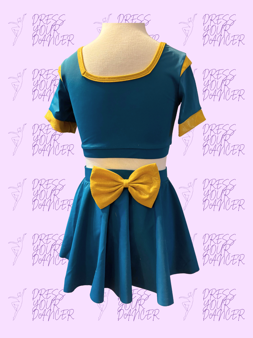 Touch the Sky Dance Costume – Girls Character or Musical Theatre Solo Costume Brave-Inspired Competition Dancewear Custom Performance Outfit