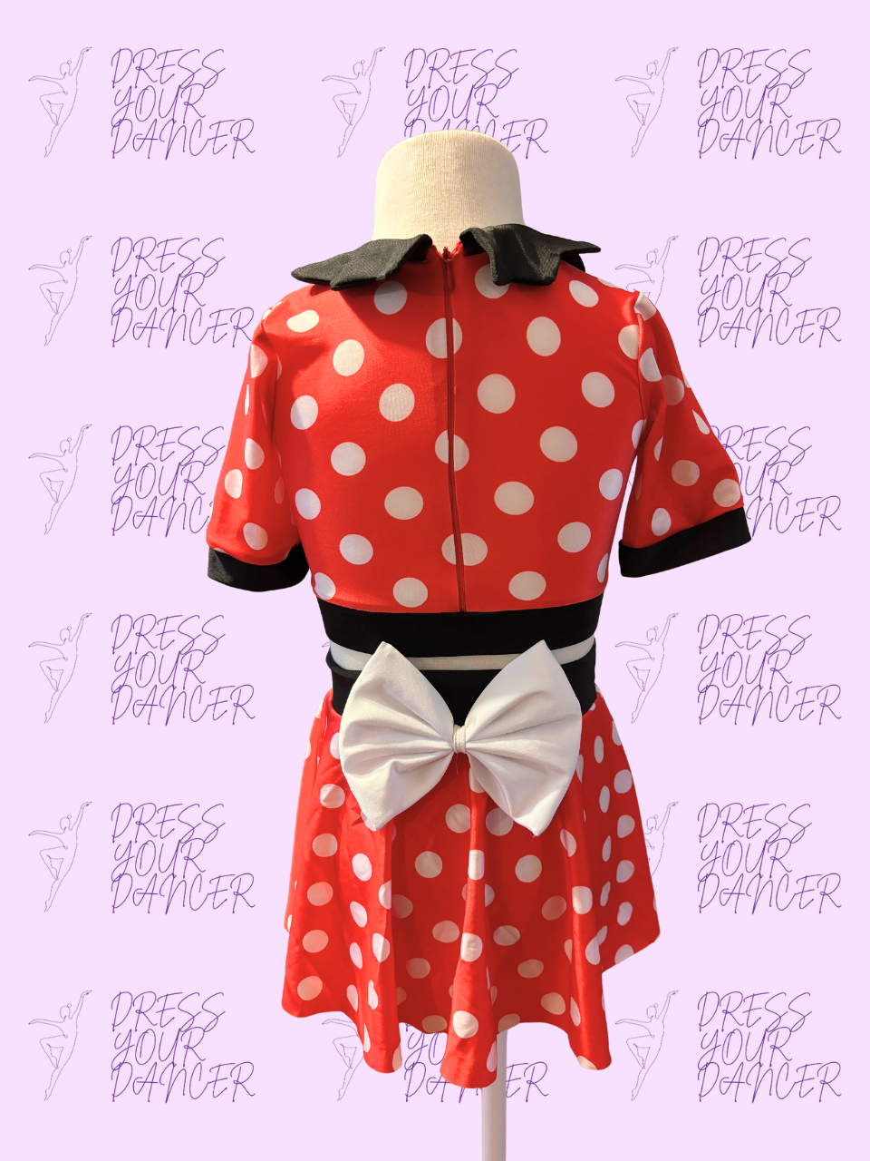 Happy Dance Costume – Girls Character or Musical Theatre Solo Costume Minnie Inspired Competition Dancewear Custom Stage Performance Outfit