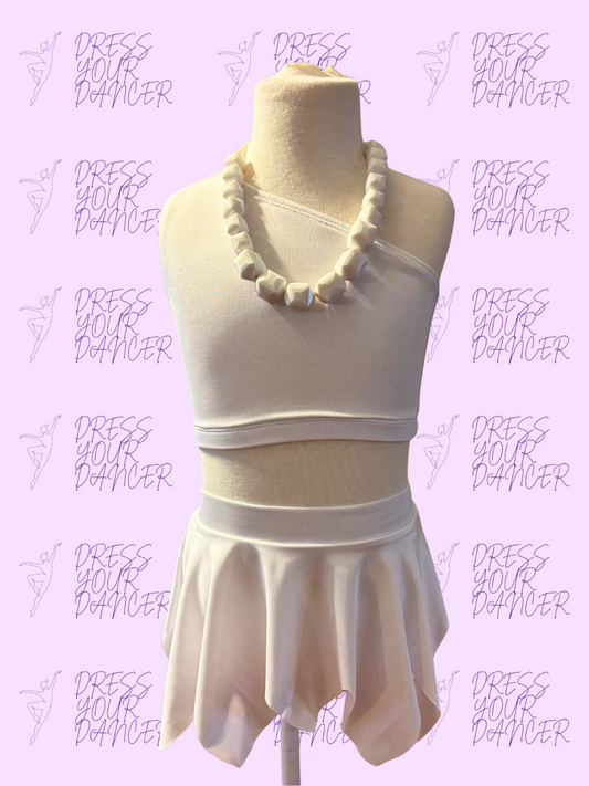 Flintstones Dance Costume – Wilma-Inspired Girls Character or Musical Theatre Solo Costume, Custom Prehistoric Competition Dancewear