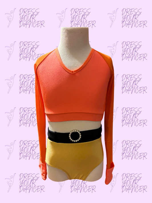 Dwarf Dance Costume – Doc-Inspired Girls Character Musical Theatre Solo Costume 7 Dwarfs-Inspired Competition Dancewear Custom Stage Outfit