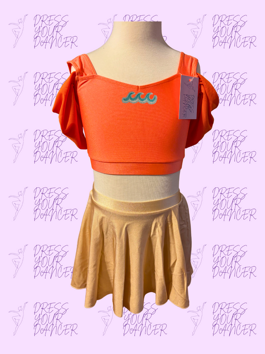 Moana Dance Costume – Girls Character or Musical Theatre Solo Costume, Island Competition Dancewear, Custom Stage Performance Outfit