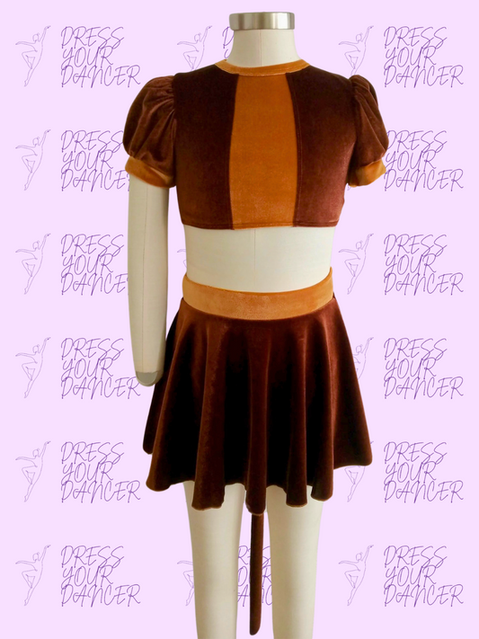 I Wanna Be Like You Dance Costume – Girls Jazz or Musical Theatre Costume, Jungle Book-Inspired Competition Dancewear, Custom Stage Outfit