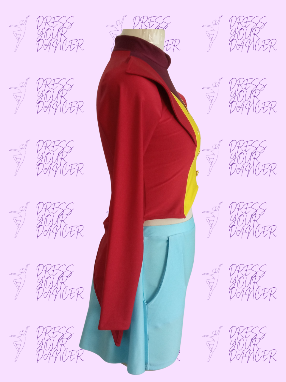 Don't Stop Me Now Dance Costume – White Rabbit-Inspired Girls Character or Musical Theatre Solo Costume, Custom Stage Performance Outfit