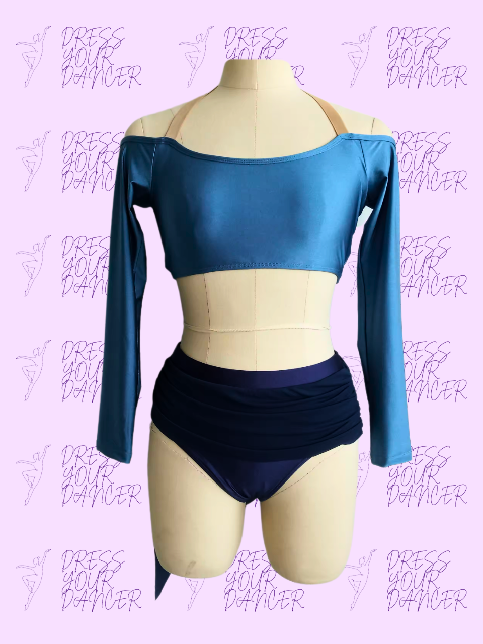 River Dance Costume – Girls Lyrical or Contemporary Solo Costume, Womens Jazz Competition Dancewear, Custom Teen Stage Performance Outfit
