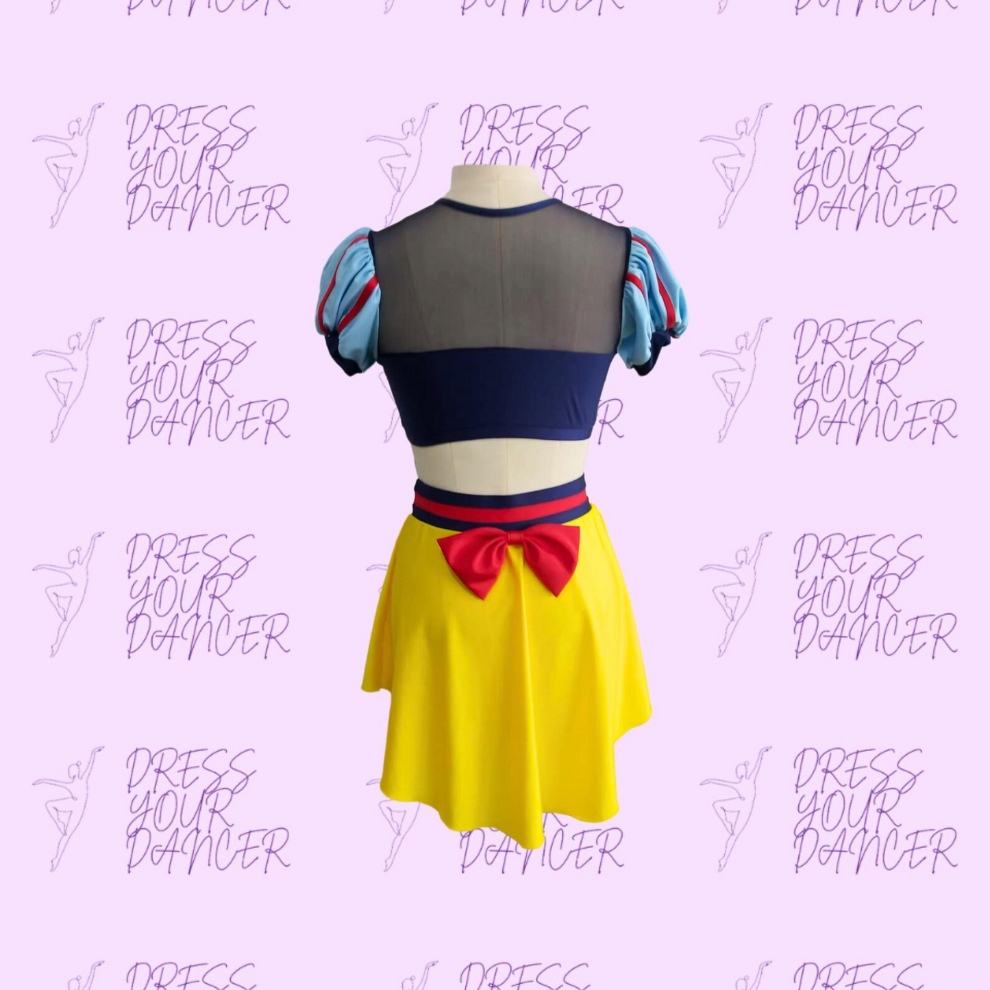 In Stock - Adult Medium Snow White Dance Costume – Girls 2 Pc Character or Musical Theatre Solo Costume, Fairytale Competition Dancewear