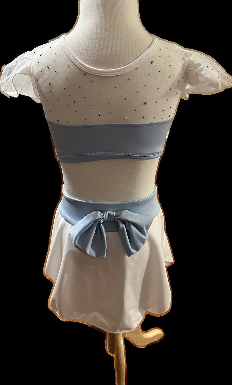 In Stock - Child Size 8-9 Cinderella Dance Costume – Girls Lyrical or Musical Theatre Solo Costume, Princess Competition Dancewear